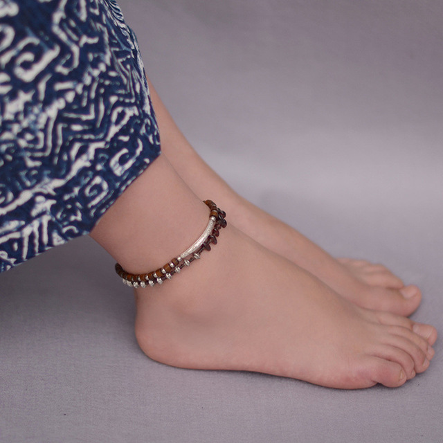 women anklets wholesale accessories new DIY double wood hot sell