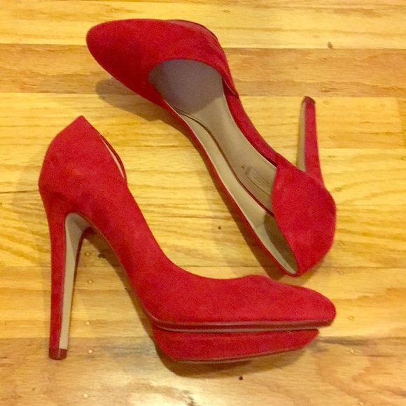 Zara Shoes | Hot Red Heels | Poshmark