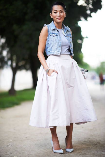 13 Street Style Ways to Wear the Midi Skirt