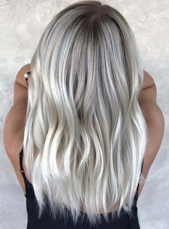 48 Stunning Ice Blonde Hair Color Shades in 2018 | Hollysoly