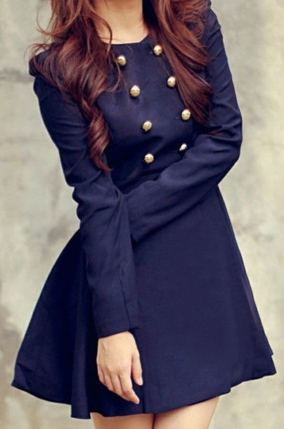 dress, clothes, jacket, trench coat, sailor style, girly, coat, nice