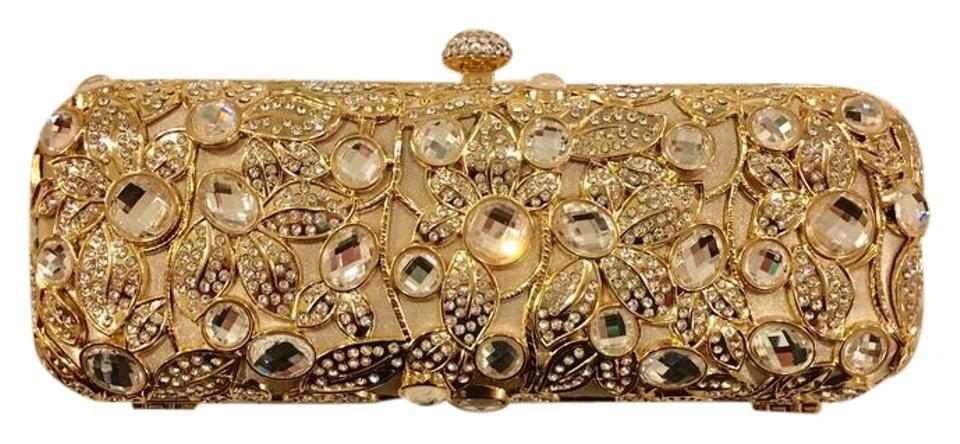 Gold Jeweled Bag Clutch - Tradesy