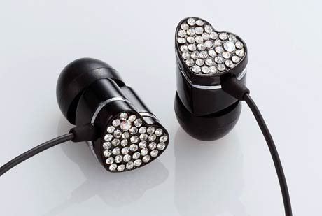 Jeweled headphones