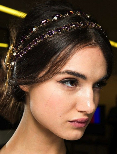 DMAZ » Holiday hair jeweled headband