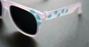 Funny DIY Jungle Leaf Print Sunglasses - Styleoholic