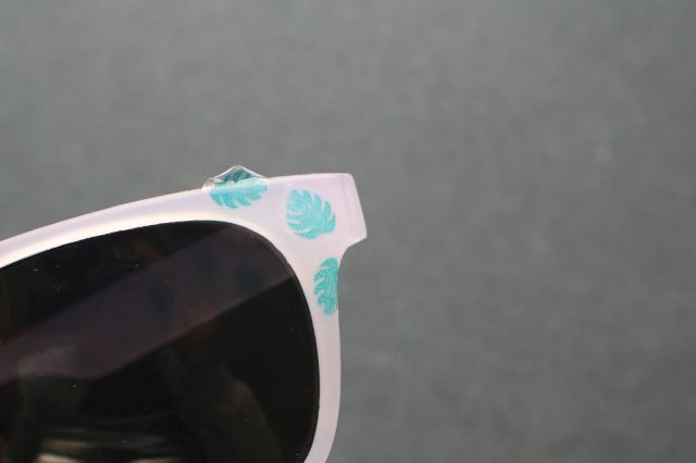 Picture Of Funny DIY Jungle Leaf Print Sunglasses 10