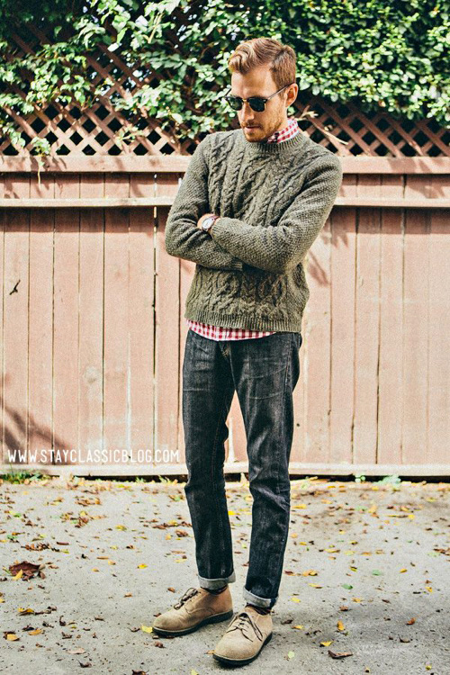Men's Cable Knit Style | Famous Outfits