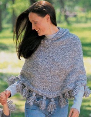 Favorite Fall Poncho | Knit Clothing Patterns: Free Patterns to Wear