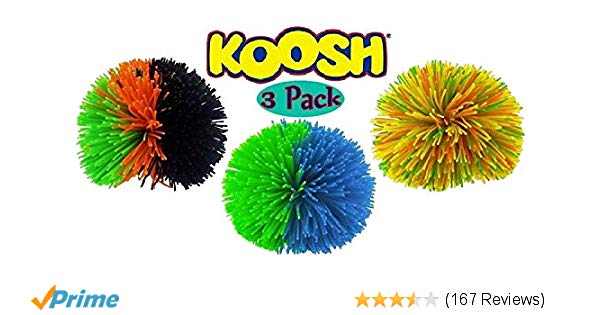 Amazon.com: Koosh Balls Multi-Color Gift Set Bundle - 3 Pack: Toys