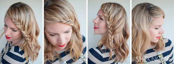 How-to: Lace braid hairstyle tutorial u2013 SheKnows