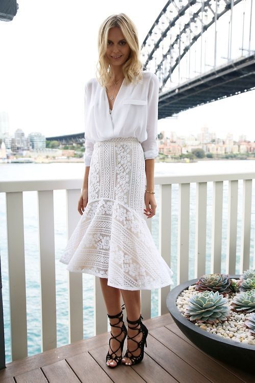 How to Wear a Lace Skirt this Autumn u2013 Glam Radar