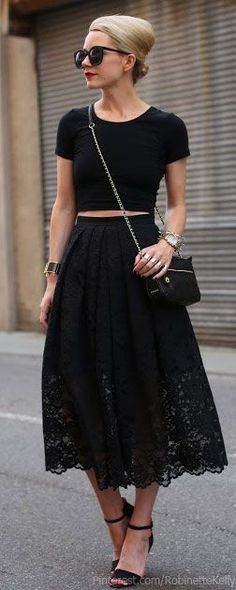 28 Best Lace skirt outfits images | Cute outfits, Dress attire