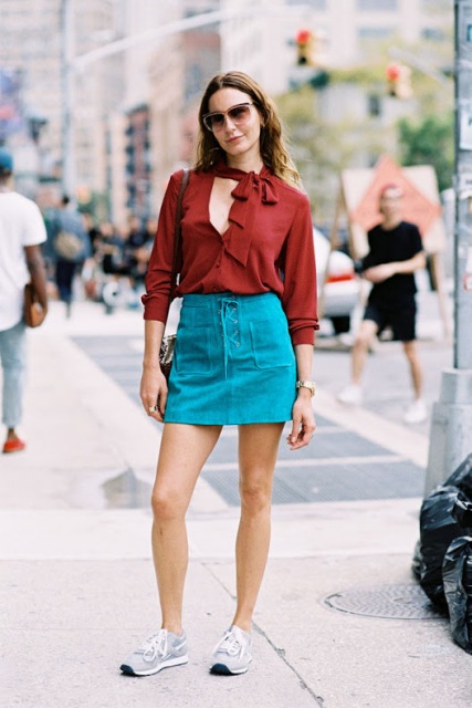 20 Cool Lace Up Skirt Outfits To Repeat - Styleoholic
