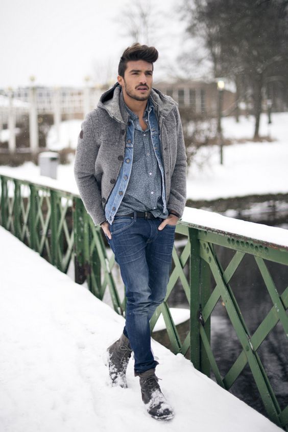 16 Stylish Layering Winter Looks For Men | Men's Fashion | Mens