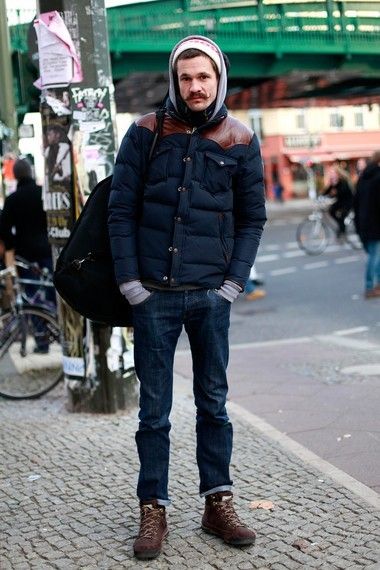 Men's Street Fashion - Winter Layering | Them men