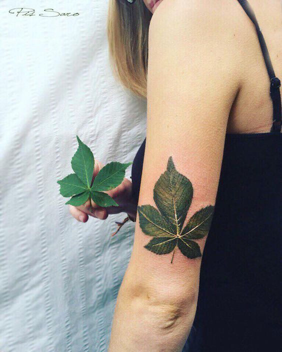 40 Unforgettable Leaf Tattoos | Amazing Tattoo Ideas