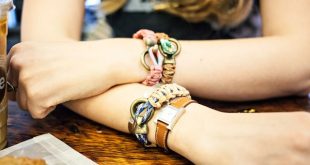 DIY: Leather + Climbing Rope Macrame Bracelets - The Stripe