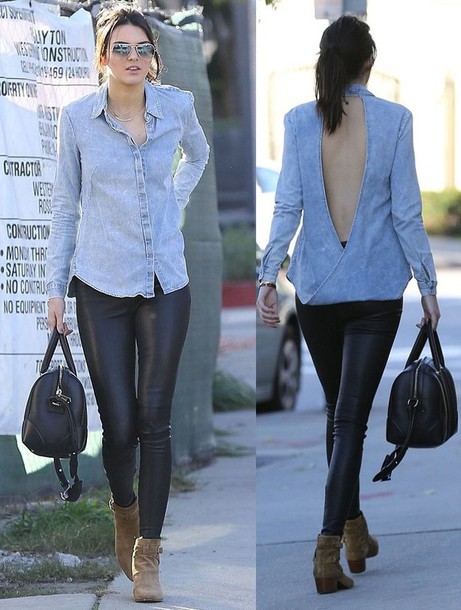 kendall jenner, leggings, ankle boots, boots, fall outfits