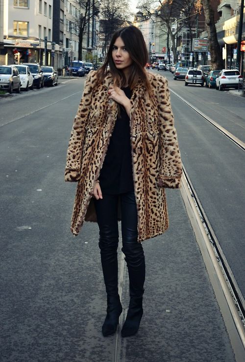 Style Guide: How to wear the animal print coat this winter? | what