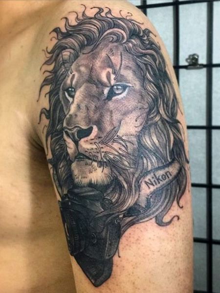 85 Lion Tattoos For Men - A Jungle Of Big Cat Designs | Tattoos and