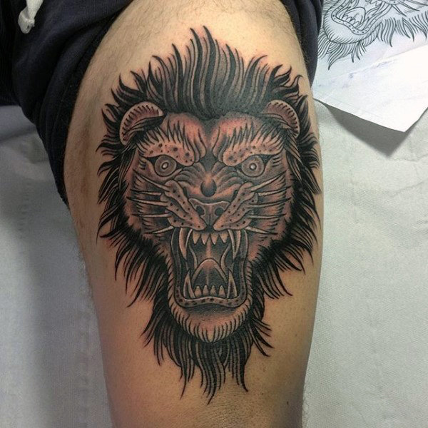 85 Lion Tattoos For Men - A Jungle Of Big Cat Designs