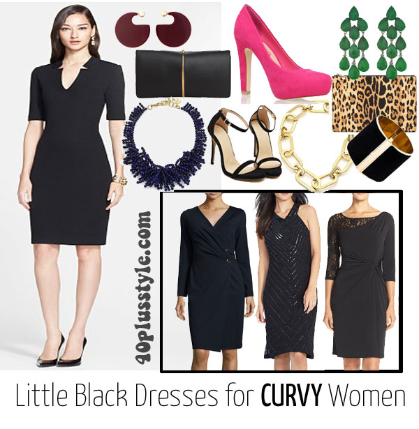 How to wear a little black dress for your body type | 40plusstyle.com