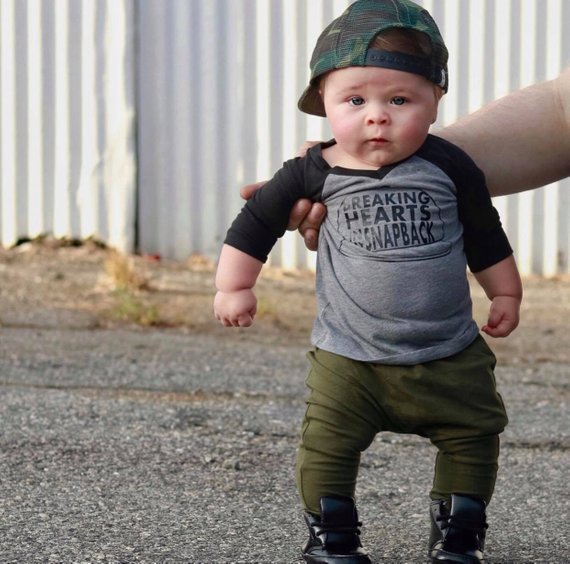 snapback t shirt dope baby boy outfits toddler snapback | Etsy