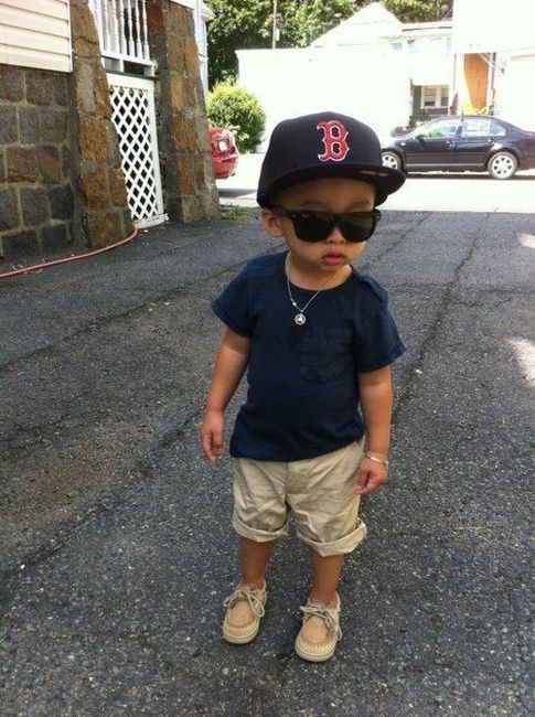 Little Boy Sneakers Outfits For Summer