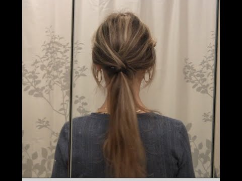 Trendy Low Ponytail Hairstyles Tutorial - Long Hair Styles - YouTube