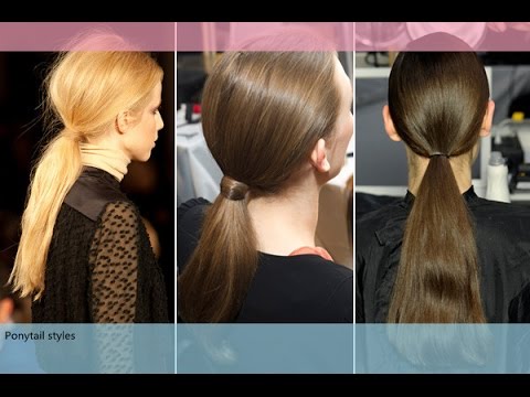 Quick Celebrity Hairstyles :'Low Ponytail' Tutorial. - YouTube