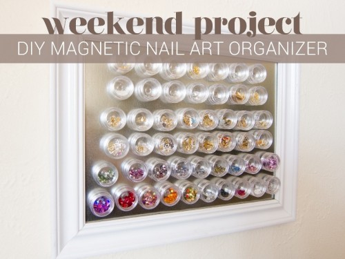 Magnetic Nail Art Organizer