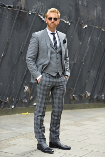 20 Men Outfit Ideas With Plaid Pants - Styleoholic