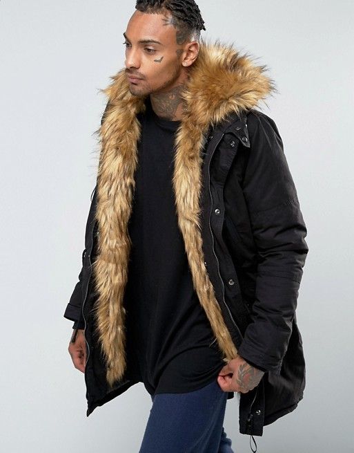 Parka jacket for men | Ray fashion | Mens fashion, Mens clothing