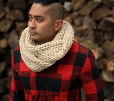 Men's Infinity Scarf Designs and Patterns | World Scarf