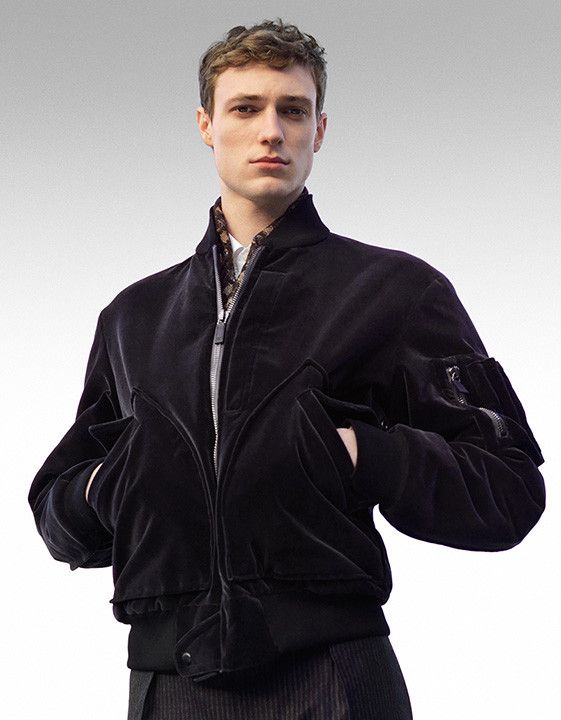Black Velvet Bomber Jacket | Distinguished Fashion | Pinterest