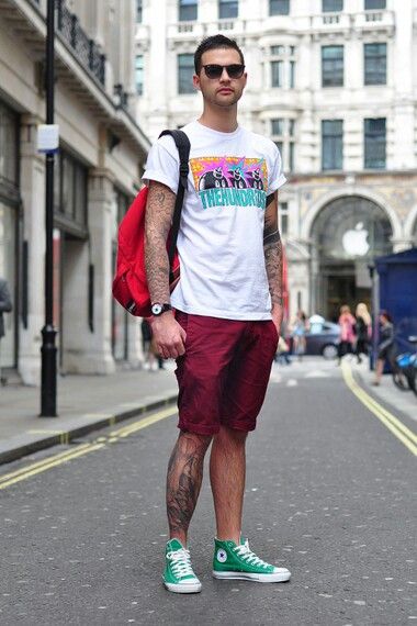 Short Converse men | Summer | Pinterest | Mens fashion, Fashion and