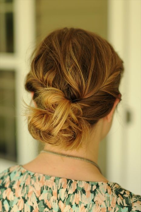 twists and messy buns. ♥ | hair | Hair styles, Hair, Updo tutorial