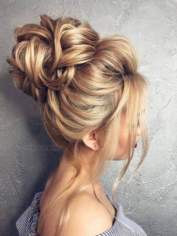 50 Chic Messy Bun Hairstyles | FASHION - Beauty | Pinterest | Hair