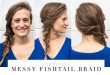 DIY Braid Tutorial: Messy Fishtail Braid | YouBeauty
