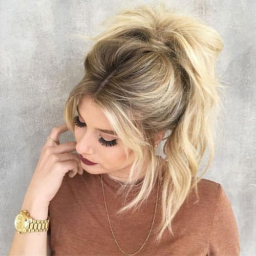 35 Simple & Cute Messy Ponytail Hairstyles (2019 Guide)