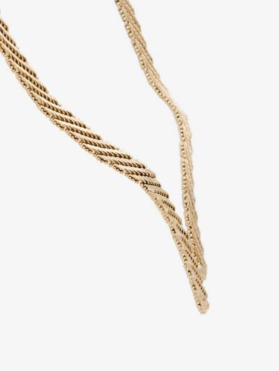 Rosantica metallic Volutta short rope necklace | Browns