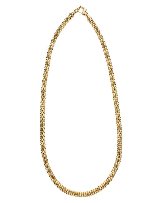 Lyst - Lagos Caviar Gold Rope Necklace in Metallic - Save