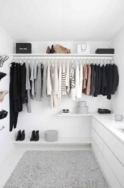 17 Simple And Stylish Minimalist Closet Ideas - Styleoholic