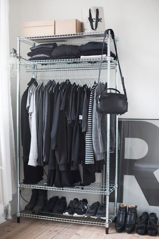 Picture Of simple and stylish minimalist closet ideas 5