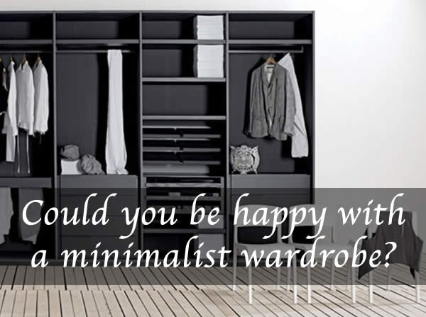 How to get a minimal wardrobe and shop less