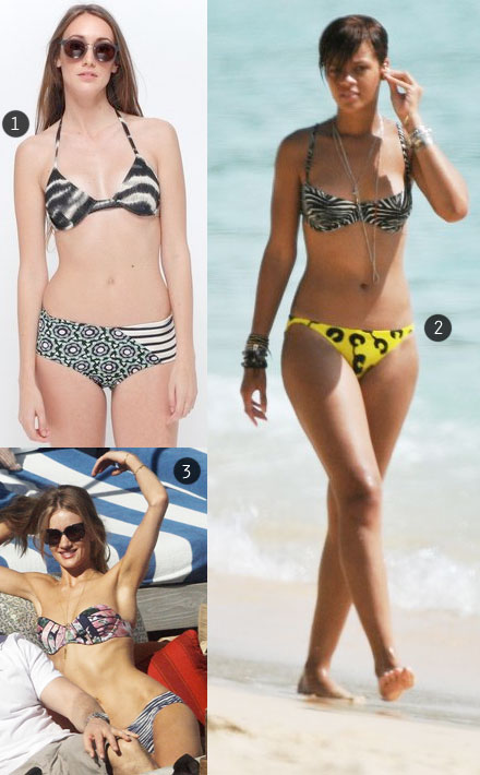 Would You Wear: Mismatched Bikinis? Plus, Five Perfectly Mismatched