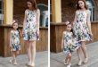 Matching Mother Daughter Clothes Fashion Family Outfits Mom Girl