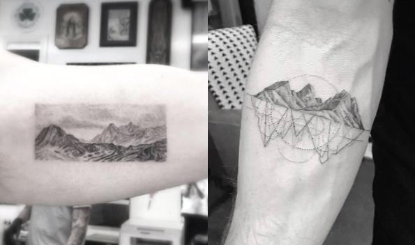 The Ultimate Guide To Mountain Tattoos (70 Photos) - TattooBlend