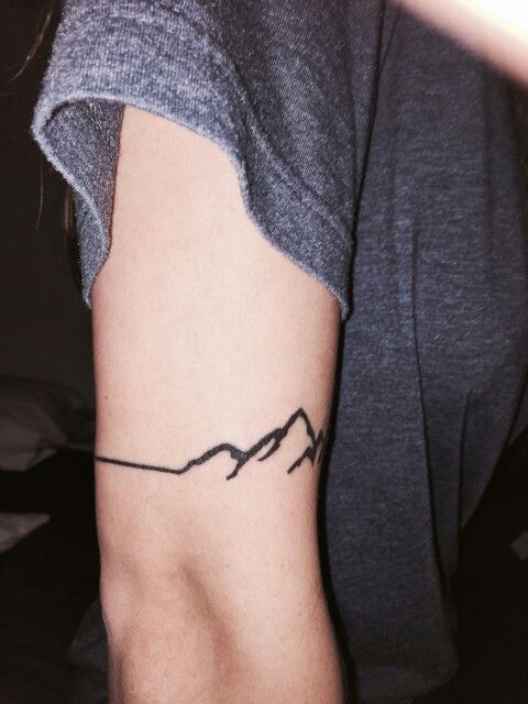 Mountains Tattoo | Tattoo female | Pinterest | Tattoos, Mountain
