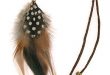 Natural Furnace and Guinea Feather Necklace